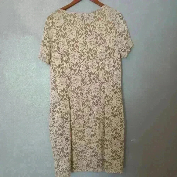 Cardalite Women's Dress Nude/tan sequined 2X - Picture 7 of 15